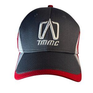 TMMC Toyota RAV4 Gray Red Stretch-Fit Cap Hat Medium Large New Era 39Thirty